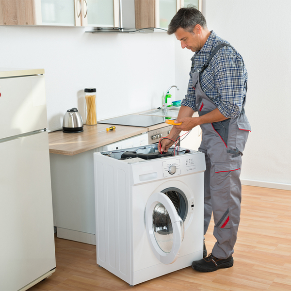 can you walk me through the steps of troubleshooting my washer issue in Velarde